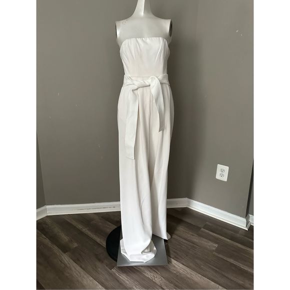 A.L.C. Elsie Strapless Jumpsuit US 8 $650 - Picture 6 of 12